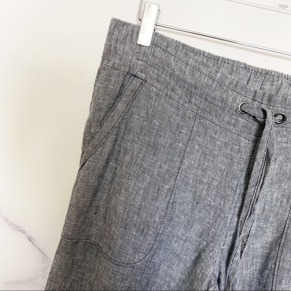 SOLD Athleta Heathered Gray Linen Pants - Picture 5 of 11
